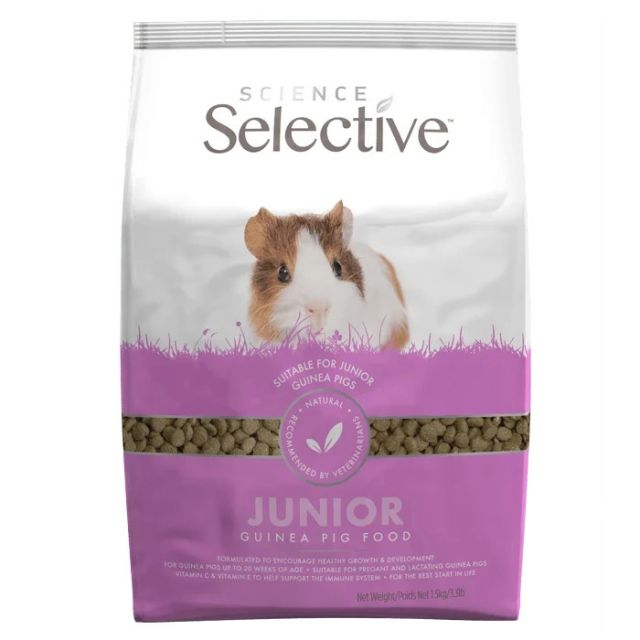Science Selective Junior Guinea Pig | 1,5 kg | EXP 31-07-2024
