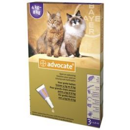 klik bilag Ewell Advocate spot-on large cats 4-8 kg 3 pipettes