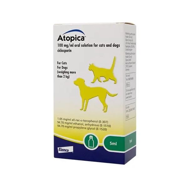 Atopica 100 mg/ml dog/cat