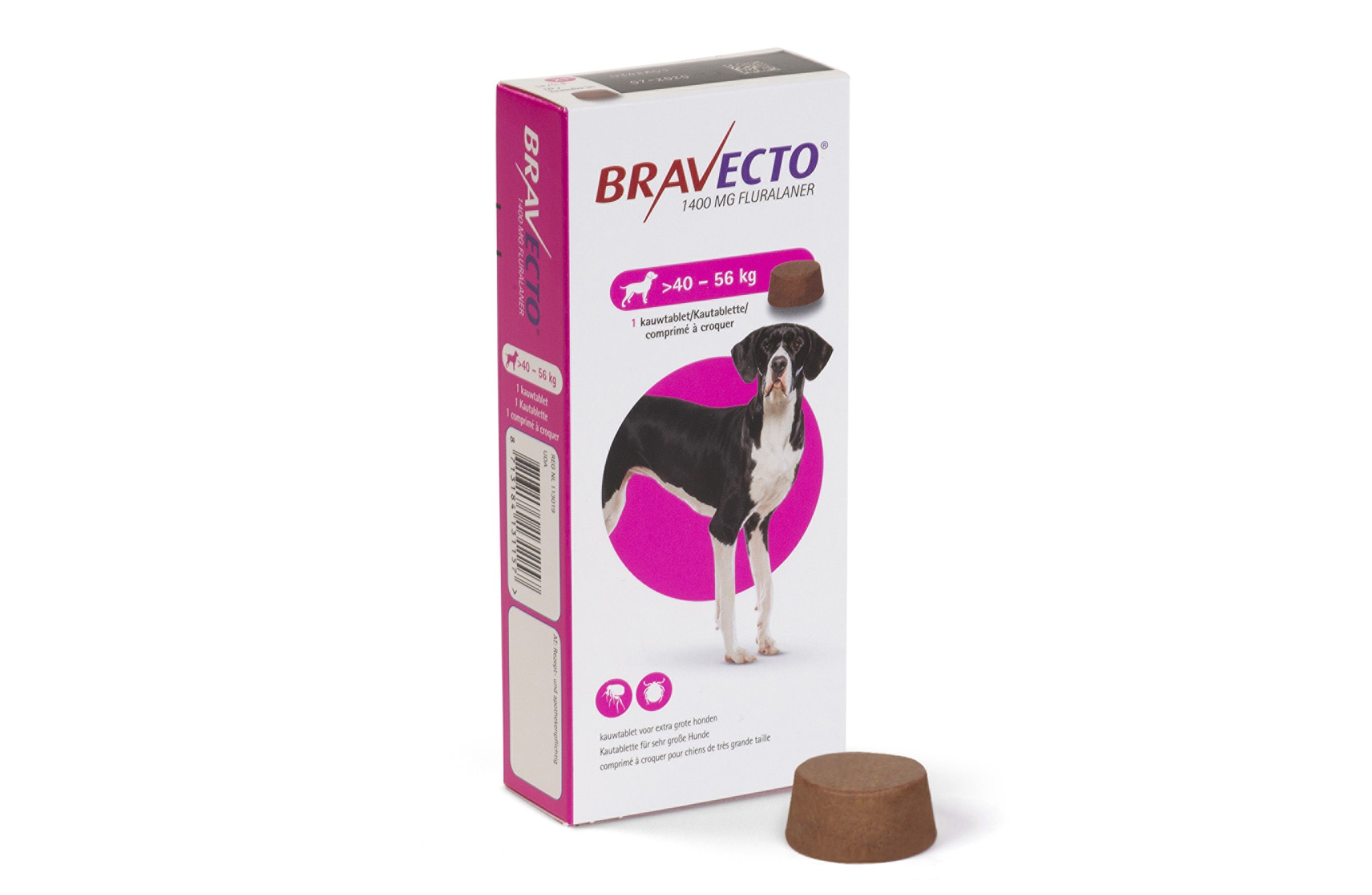 Bravecto для собак 20 40кг. Бравекто (Bravecto) 40-56 кг, таблетка 1400 мг. Бравекто 40-60. Бравекто 1400 мг. Бравекто 40-56.
